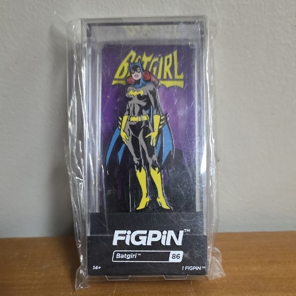 FiGPiN Batgirl Action Figure Pin - Black and Yellow